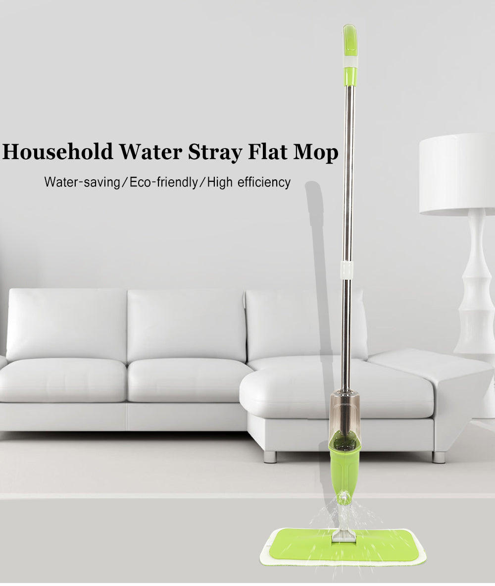 Flat Microfiber Spray Mop – Household Floor Cleaner