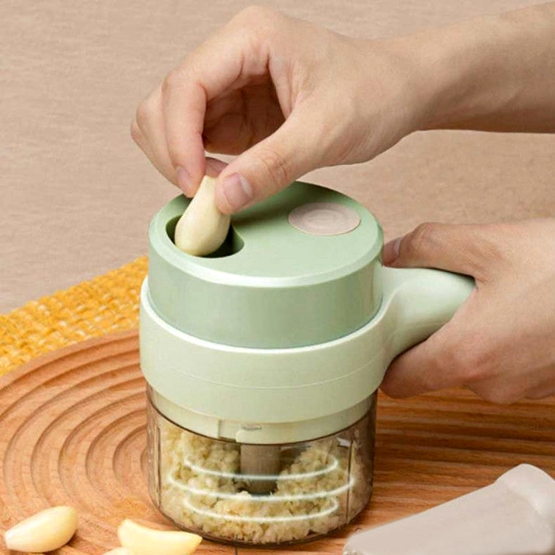2-in-1 Electric Handheld Food Chopper