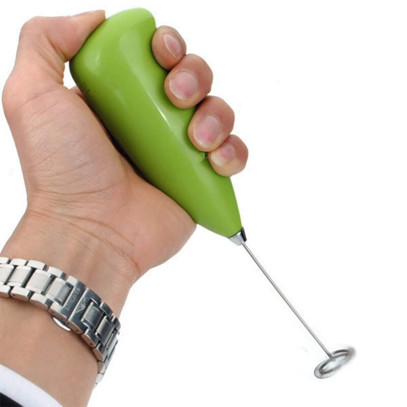 Stainless Steel Automatic Hand Held Electric Mixer Frother Mini Stirrer