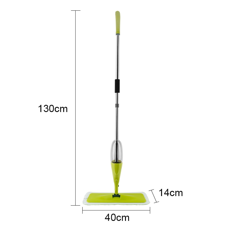 Flat Microfiber Spray Mop – Household Floor Cleaner