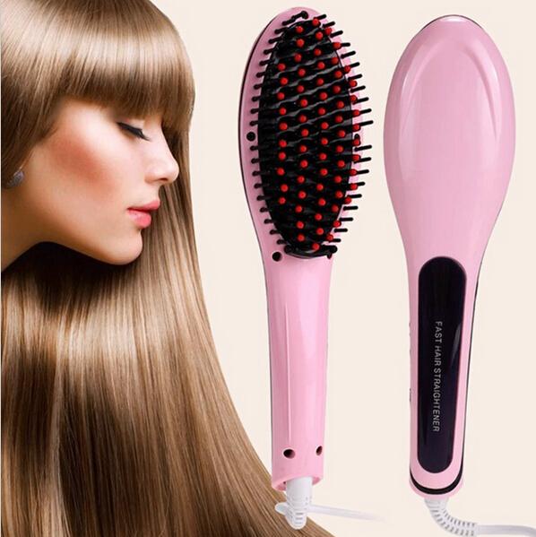 LCD Hair Straightener Brush