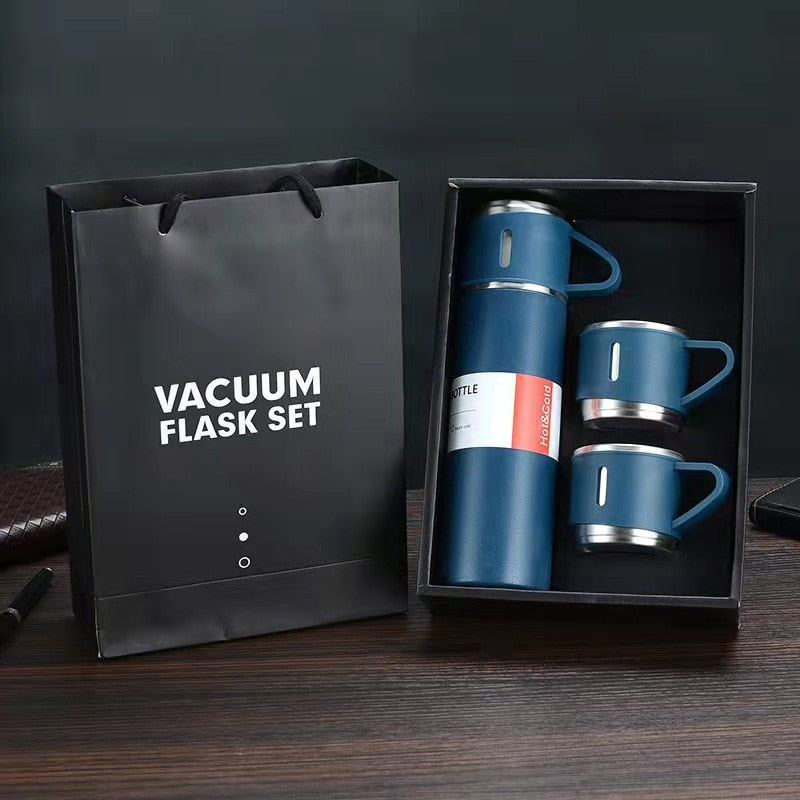 500ml Stainless Steel Vacuum Flask Set