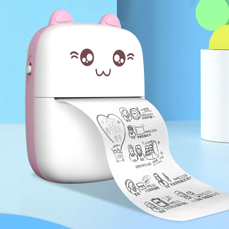 Mini Cat-Shaped Bluetooth Pocket Printer – 57mm
