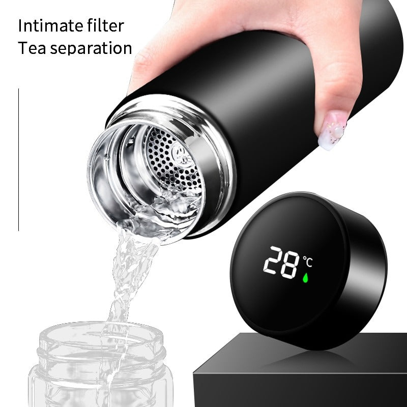 500ml Smart LED Temperature Water Bottle