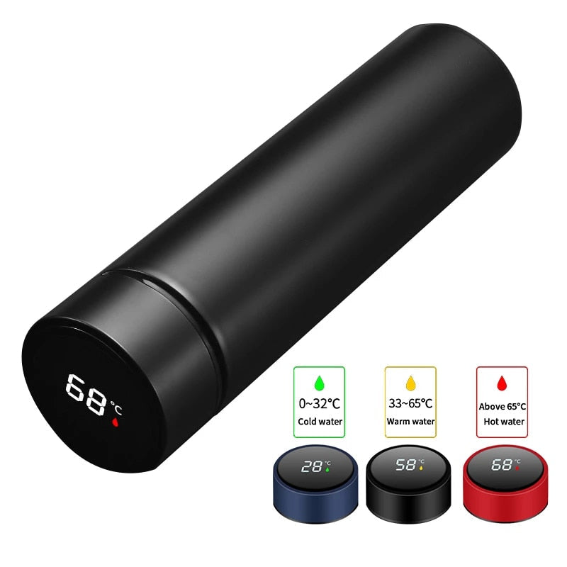 500ml Smart LED Temperature Water Bottle