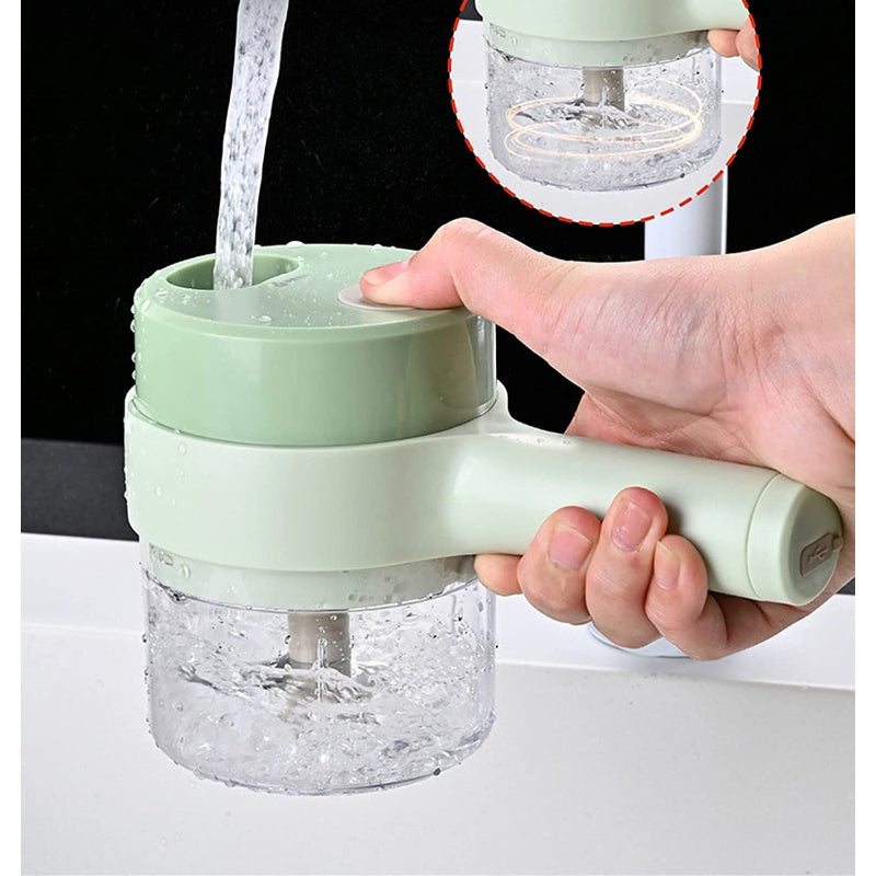2-in-1 Electric Handheld Food Chopper