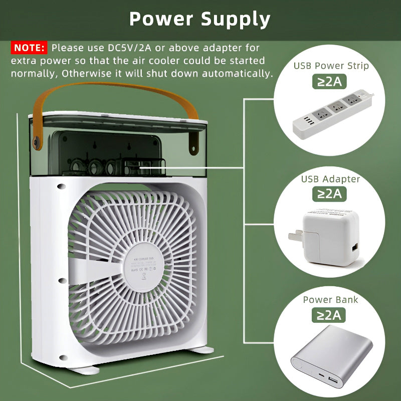 4-in-1 Portable Air Cooler Fan