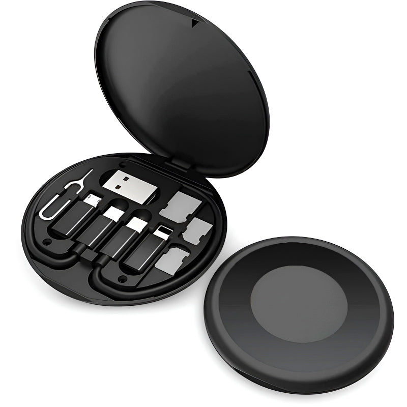 5-in-1 60W Fast Charging Cable Set – Portable Data Cable Kit