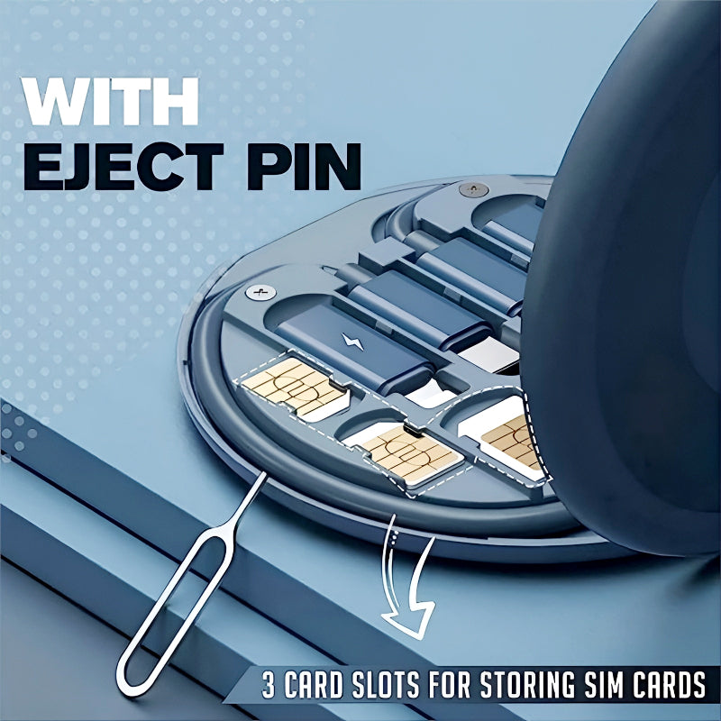 5-in-1 60W Fast Charging Cable Set – Portable Data Cable Kit