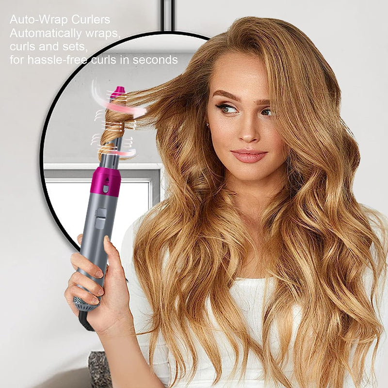 5 in 1 Hair Dryer & Styling Tool – Dryer, Straightener, Curler & Comb