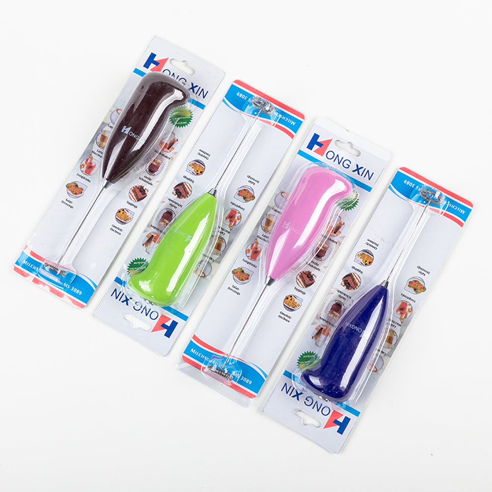 Stainless Steel Automatic Hand Held Electric Mixer Frother Mini Stirrer