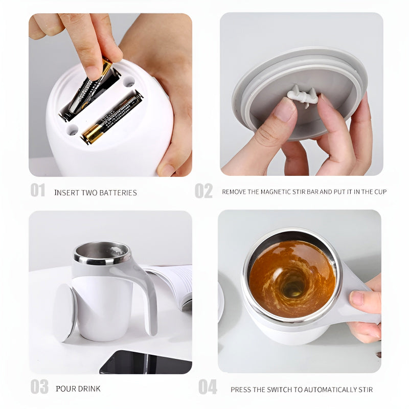 Smart Magnetic Self-Stirring Cup 380ml