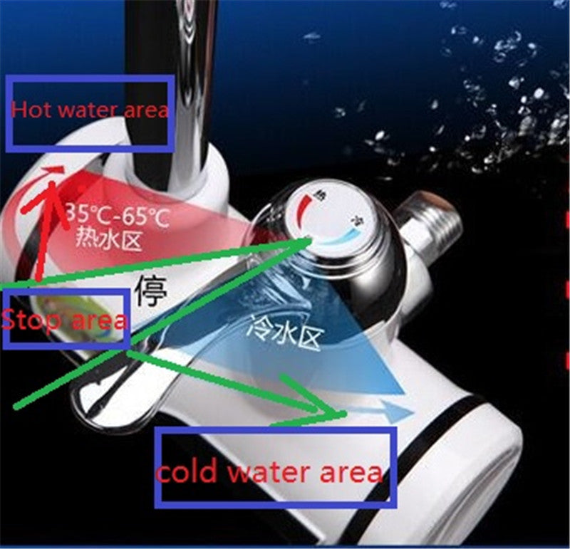 Tankless Instant Hot Water Faucet with LED