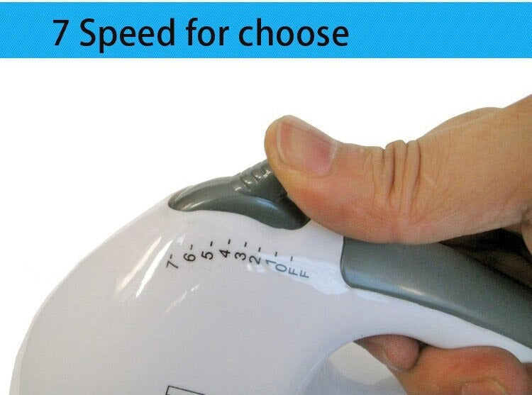 Electric Hand Mixer with 7 Speed Control