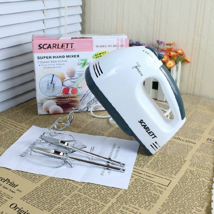Electric Hand Mixer with 7 Speed Control