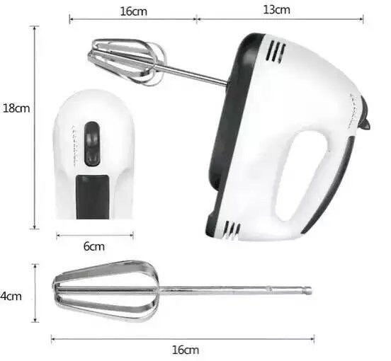 Electric Hand Mixer with 7 Speed Control