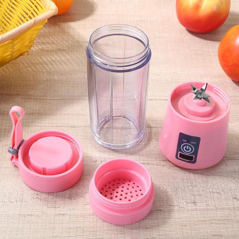 6 Blades USB Charger Portable Juice Blender