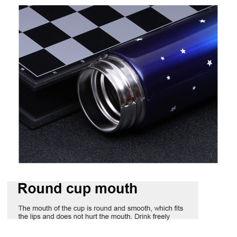 500ml Starry Sky LED Temperature Stainless Steel Thermos Bottle