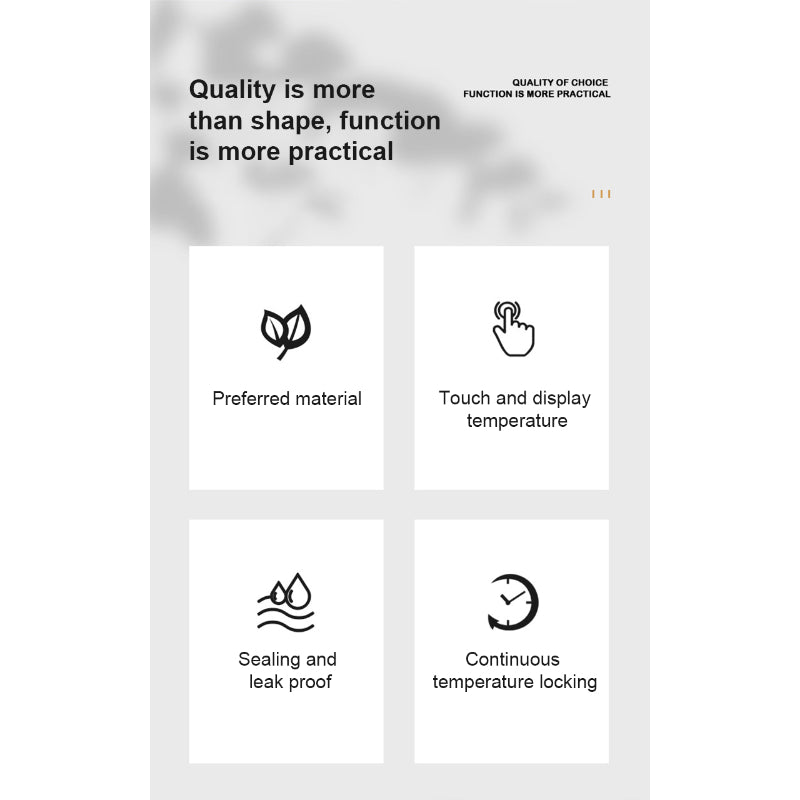 500ml Starry Sky LED Temperature Stainless Steel Thermos Bottle