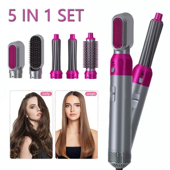 5 in 1 Hair Dryer & Styling Tool – Dryer, Straightener, Curler & Comb