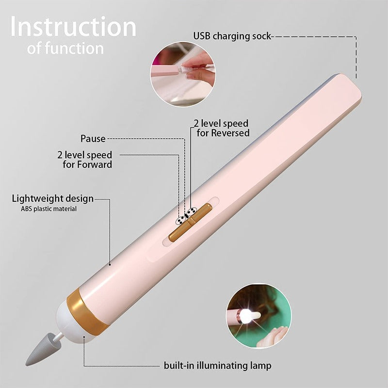 5-in-1 Electric Nail Drill Set – Manicure & Pedicure Kit