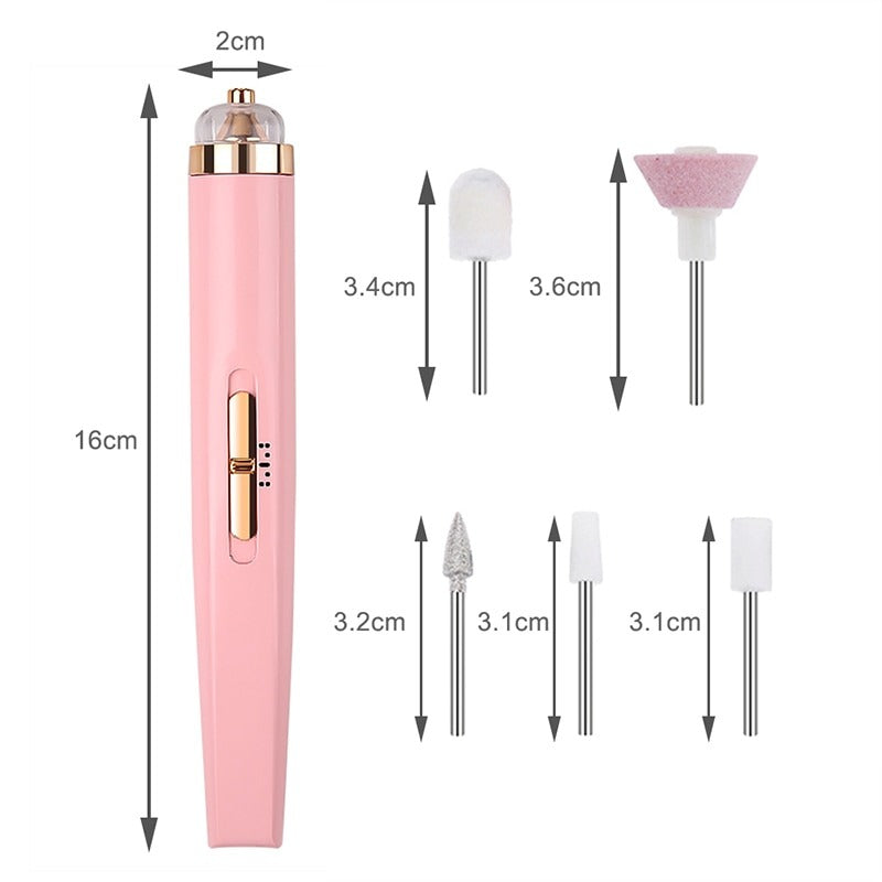 5-in-1 Electric Nail Drill Set – Manicure & Pedicure Kit