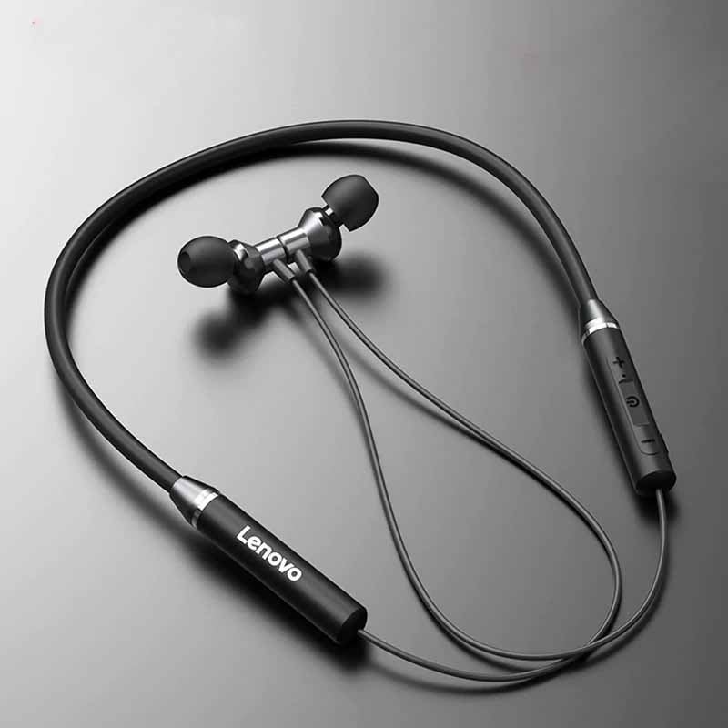 Lenovo HE05 Bluetooth 5.0 Wireless Neckband Sports Headphones