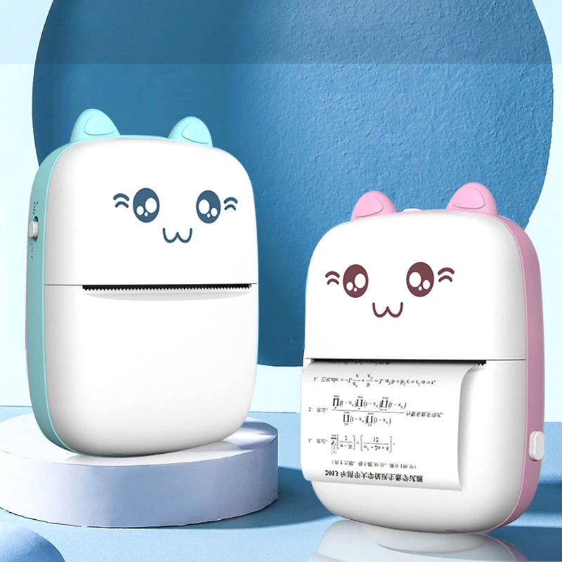 Mini Cat-Shaped Bluetooth Pocket Printer – 57mm