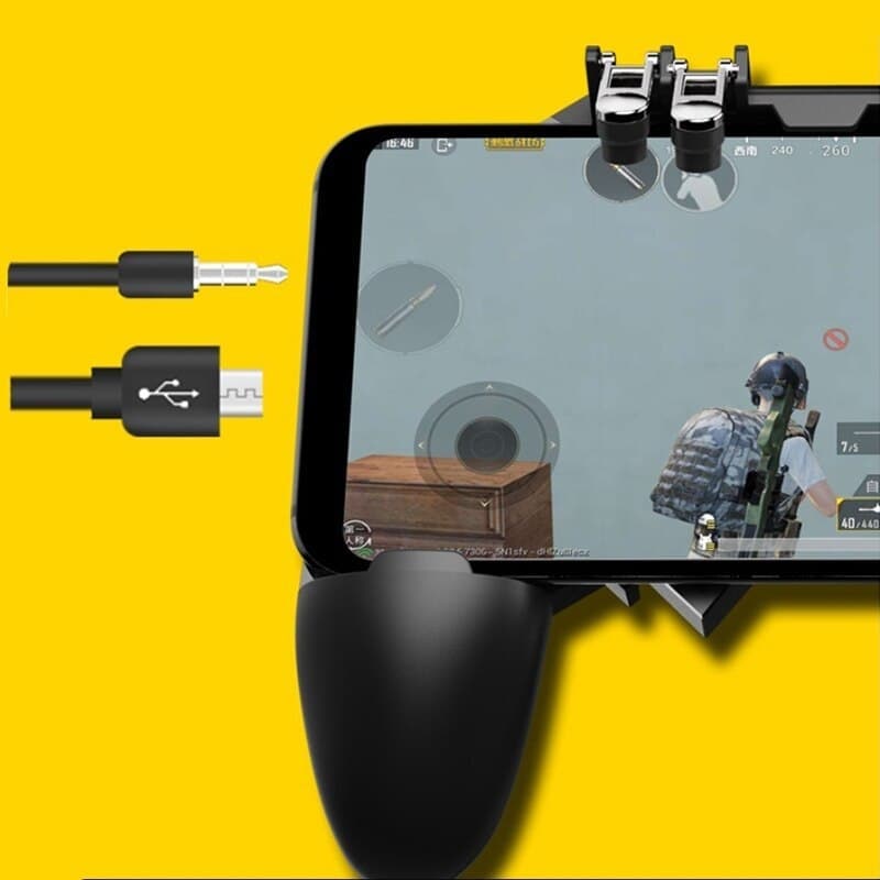 Six-Finger PUBG Mobile Gamepad Controller Trigger