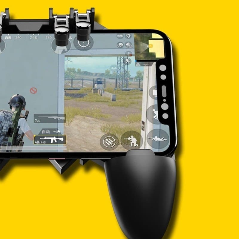 Six-Finger PUBG Mobile Gamepad Controller Trigger