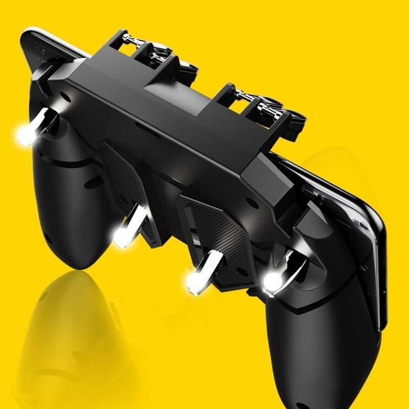Six-Finger PUBG Mobile Gamepad Controller Trigger