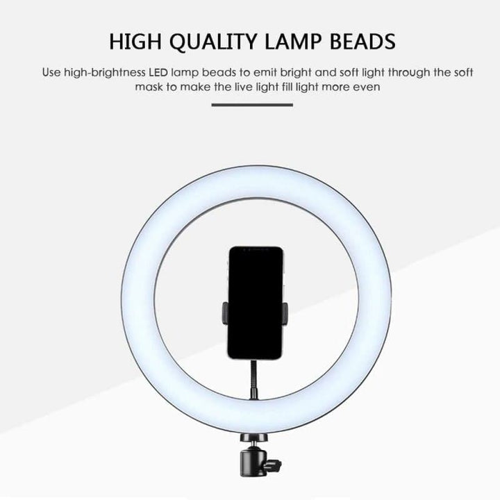 26cm/10-Inch LED Selfie Ring Light for Smartphone Photography