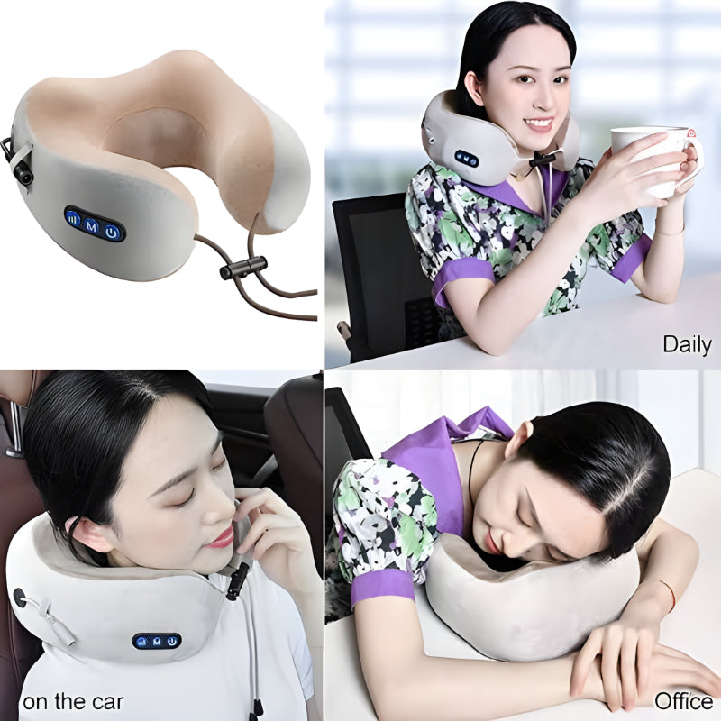 Electric U-Shaped Massage Pillow