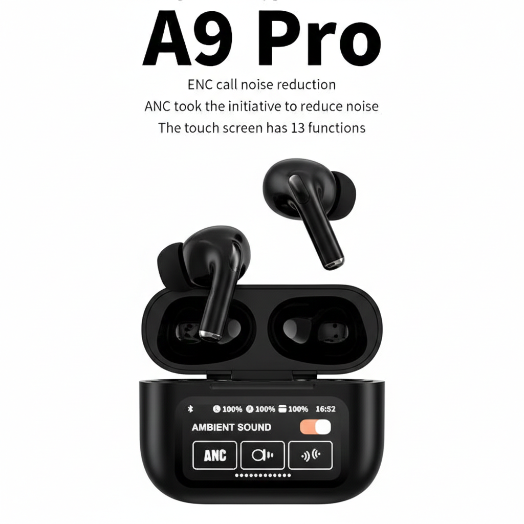 A9 Pro Wireless AirPods – ENC Noise Reduction